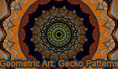 Gecko art kaleidoscope patterns 1
