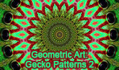 Gecko art kaleidoscope patterns 2