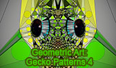 Gecko art kaleidoscope patterns 4