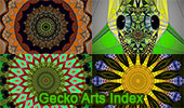 Geometric Art: Gecko Art index