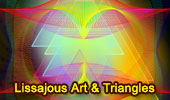 Lissajous Figure Art and Triangles