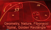 Geometry, Fibonacci Spiral, Golden Rectangle
