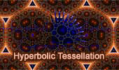 Hyperbolic tessellation art