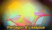 Pentagon and Lissajous Curves
