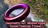 Toroid 3D and Natural Forest. iPad Apps