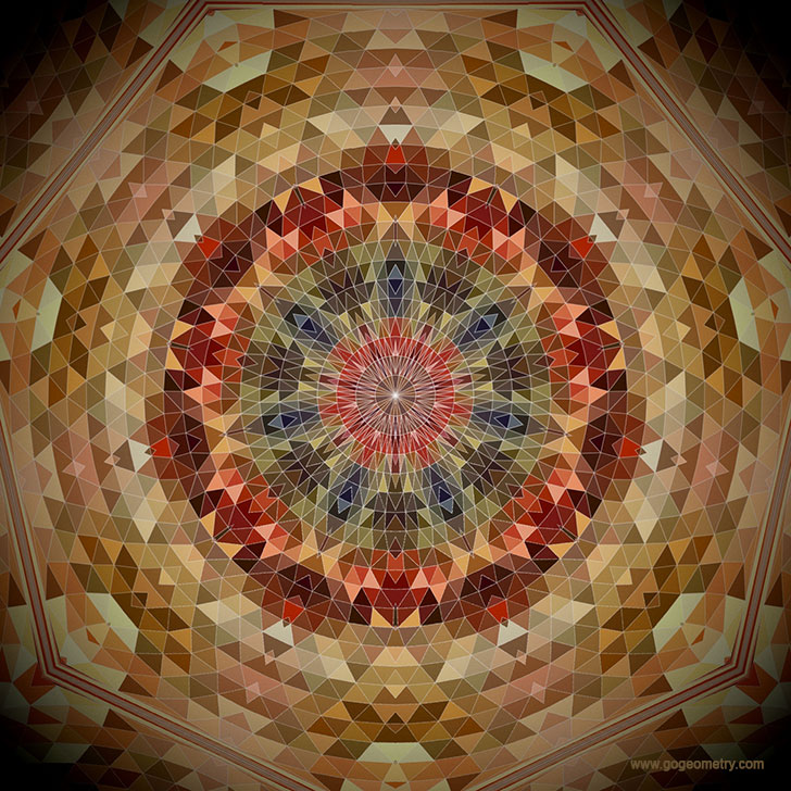 Geometric Art: Kaleidoscope, Circular and Triangular Composition, Hexagon, Mobile, iPad Apps