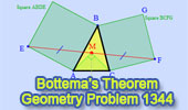 Geometry problem 1344 Bottema Theorem. Elearning.