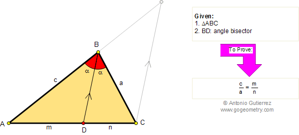 Angle Bisector Theorem. Elearning.