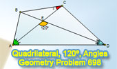 Quadrilateral, 120 degrees, Angles