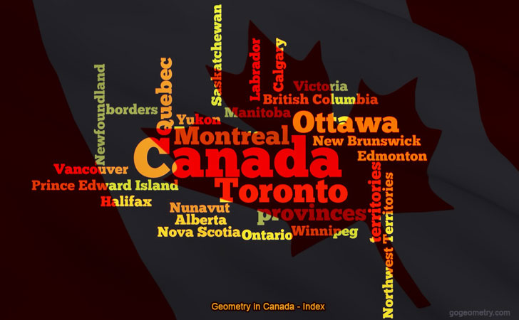 Geometry in the real world, Canada Index, Word Cloud