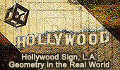 Geometry in the Real World: Hollywood Sign and Parallel Lines 