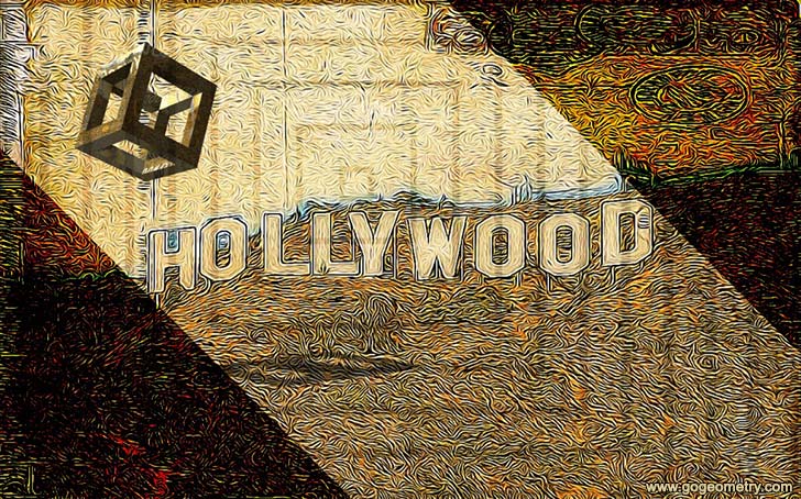 Geometry in the Real World: Hollywood Sign, L.A.