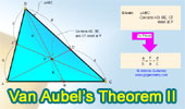 Van Aubel's theorem II