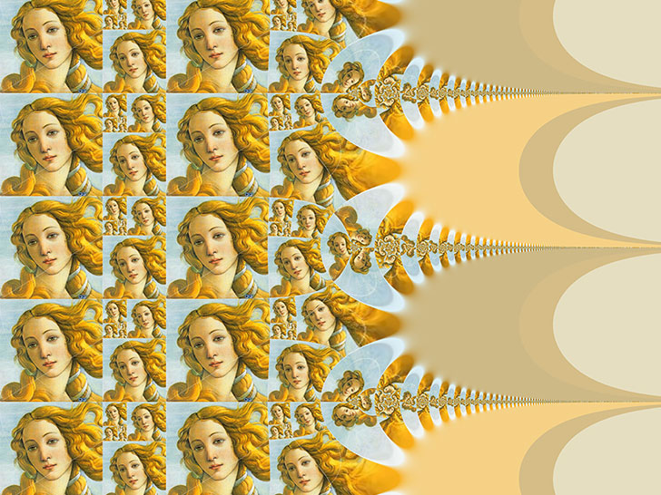 Conformal Mapping: The Birth of Venus by Sandro Botticelli and Golden Rectangles