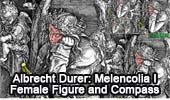 Albrecht Durer: Melencolia I Female, Compass