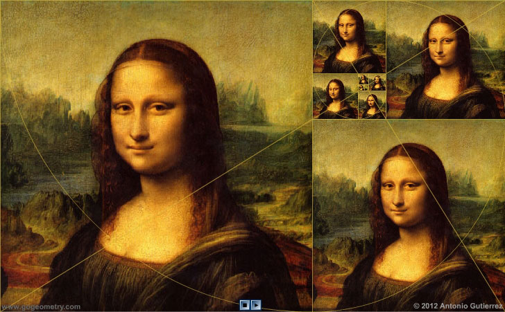 Leonardo da Vinci: 'Mona Lisa', c. 1503-1519 and Golden Rectangles