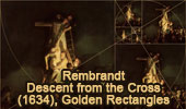 Rembrandt: The Descent from the Cross and Golden Rectangles