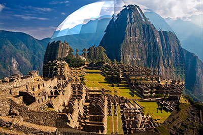 Machu Picchu. iPad Apps: Matter and Photoshop Touch
