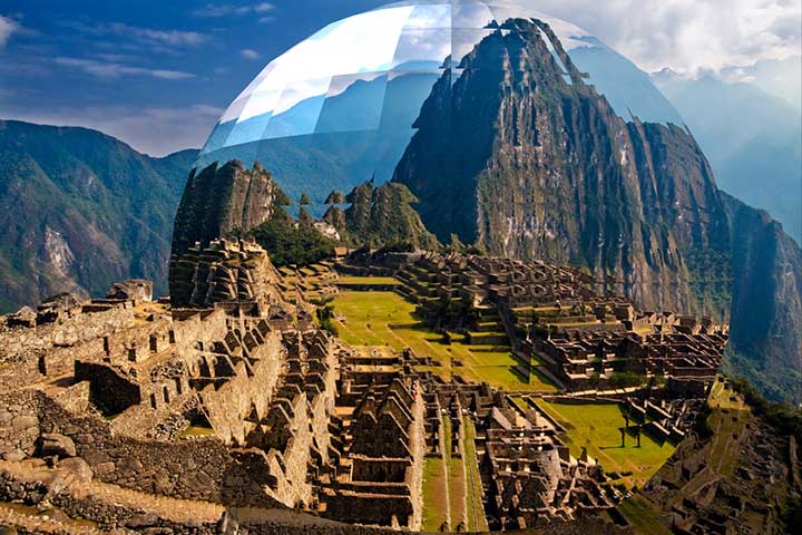Geometry in the Real World: Machu Picchu. Sphere. iPad Apps: Matter and Photoshop Touch