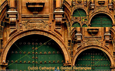 Cathedral of Cuzco Door, GOlden Rectangles
