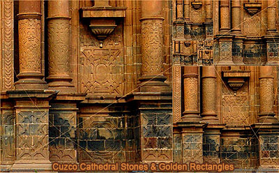 Cuzco Cathedral Stones, Golden Rectangles