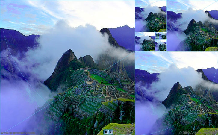 Machu Picchu in the Morning 1 and Golden Rectangles