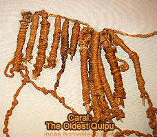 Caral: The Oldest Quipu