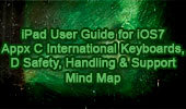 iOS7: Appendix C International Keyboards, D Safety, Handling, Support