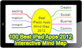 The 100 Best iPad Apps 2012 Mind Map