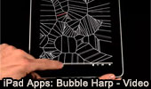 iPad Apps Bubble Harp, Delaunay Triangulations
