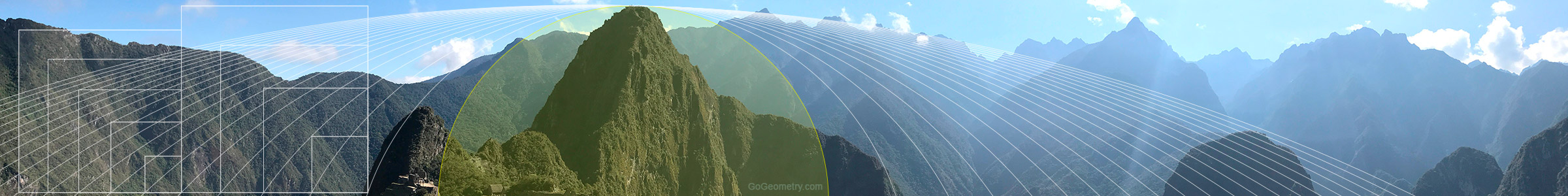 Semicircle tangent to triangle sides geometry banner