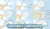 Geometry Definitions, Index