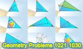 Geometry problems 1021-1030