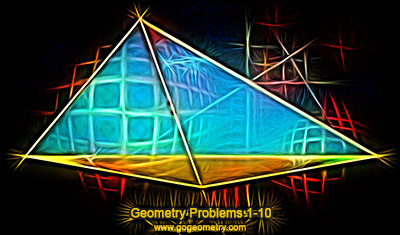 Geometry Problems 1-10 Triangle 30 degrees