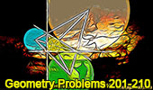 Geometry problems 201-210