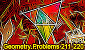 Geometry problems 211-220