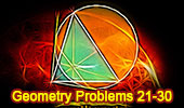 Online education degree: geometry problems 21-30
