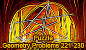 Geometry problems 221-230