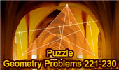 Geometry problems 221-230