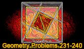 Geometry problems 231-240