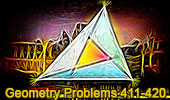 Geometry problems 411-420