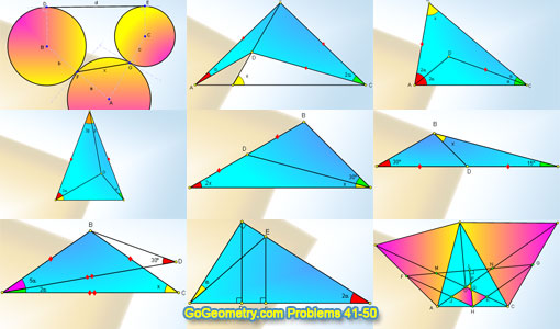 Ten Geometry problems 41-50