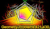 Geometry problems 421-430
