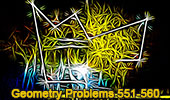 Geometry problems 551-560