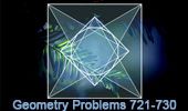 Geometry problems 721-730