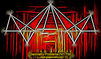 Geometry Problems 741-750 Circle, Cyclic Qudrilateral