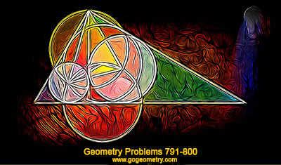 Geometry Problems 791-800 Incircle, Inradius, Circumcircle, Circumradius
