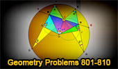 Online education degree: geometry problems 801-810