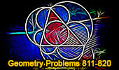 Geometry problems 811-820
