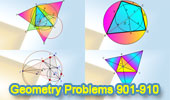 Geometry problems 901-910